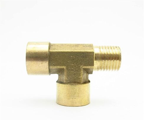Tee Fittings, Hose Barb Tee Fitting BSP F M Thread Pack Of 2 Brass Multiple Sizes(1/2inch) in Saudi Arabia