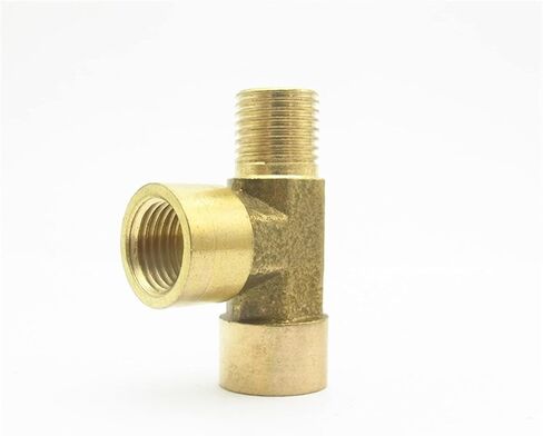 Tee Fittings, Hose Barb Tee Fitting BSP F M Thread Pack Of 2 Brass Multiple Sizes(1/2inch) in Saudi Arabia