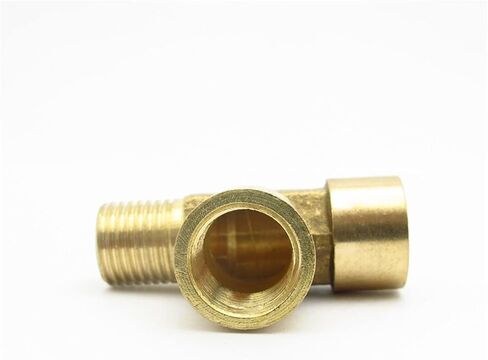 Tee Fittings, Hose Barb Tee Fitting BSP F M Thread Pack Of 2 Brass Multiple Sizes(1/2inch) in Saudi Arabia