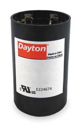 Motor Start Capacitor, 378-455 MFD, Round in Saudi Arabia
