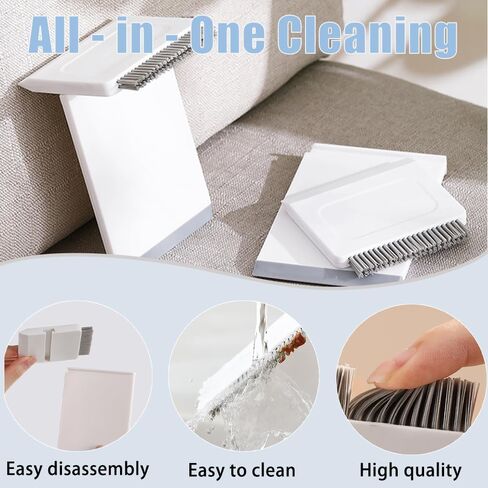 Ouliget Kitchen Sink Squeegee and Countertop Brush,3 in 1 Mini Squeegee Sponge Countertop Dirt Cleaning Brush,Multi Purpose Compact Brush Cleans Wet and Dry Spills in Saudi Arabia