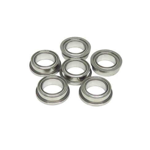 10 قطع 6.35x9.525x3.175mm SFR168 ZZ شفة الفولاذ المقاوم للصدأ محامل كروية سيراميك SFR168C FR168Z مصغرة in Kuwait
