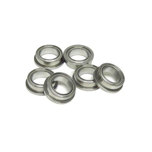 10 قطع 6.35x9.525x3.175mm SFR168 ZZ شفة الفولاذ المقاوم للصدأ محامل كروية سيراميك SFR168C FR168Z مصغرة in Kuwait