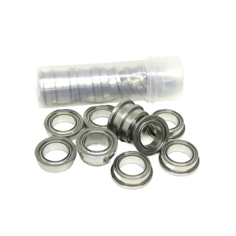 10 قطع 6.35x9.525x3.175mm SFR168 ZZ شفة الفولاذ المقاوم للصدأ محامل كروية سيراميك SFR168C FR168Z مصغرة in Kuwait