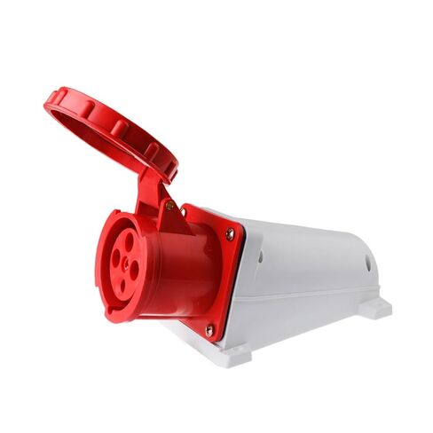 Waterproof Industrial Plug Connector 63A/125A 3-core 4-core 5-Hole Coupler Aviation Socket Male and Female Docking(5 Core 63a Surface Mounted) in Saudi Arabia