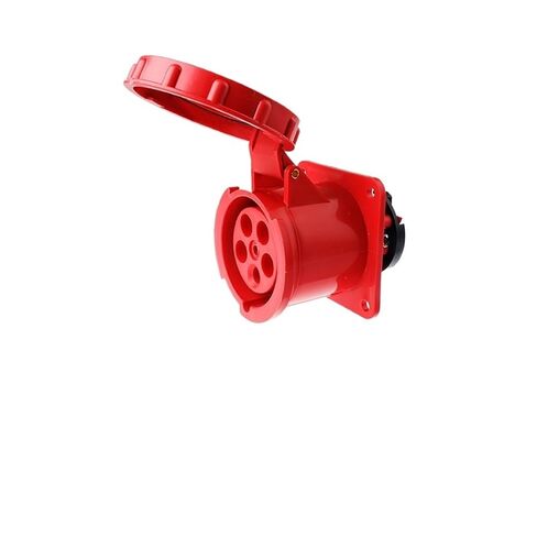 Waterproof Industrial Plug Connector 63A/125A 3-core 4-core 5-Hole Coupler Aviation Socket Male and Female Docking(5 Core 63a Surface Mounted) in Saudi Arabia