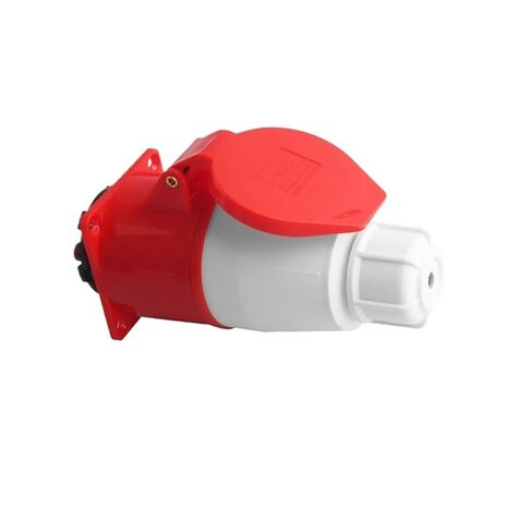 Industrial Plug and Socket Connector Three-Phase Electric 3/4/5 core 16A/32A Waterproof Aviation Male(4 Core 16a Concealed Installation) in Kuwait