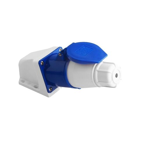 Industrial Plug and Socket Connector Three-Phase Electric 3/4/5 core 16A/32A Waterproof Aviation Male(4 Core 16a Concealed Installation) in Kuwait