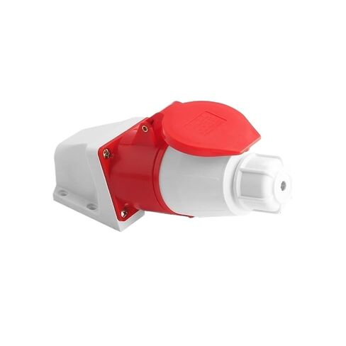 Industrial Plug and Socket Connector Three-Phase Electric 3/4/5 core 16A/32A Waterproof Aviation Male(4 Core 16a Concealed Installation) in Kuwait