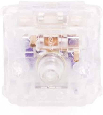 مفتاح KPREPUBLIC Gateron Zealio V2 باللمس 62 جرام 65 جرام 67 جرام 78 جرام 5 سنون SMD RGB mx مفتاح جذعي للوحة المفاتيح الميكانيكية باللون الأرجواني (X90 PCS، Zealio 67g Switch) in Kuwait