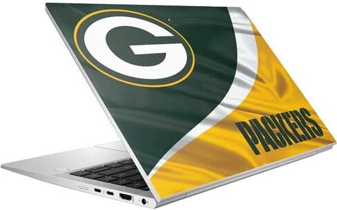 ملصق Skinit للكمبيوتر المحمول متوافق مع HP Elitebook 840 G7 - تصميم Green Bay Packers المرخص رسميًا من NFL in Saudi Arabia