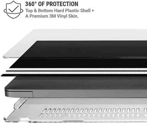 حافظة Skinit + غلاف متوافق مع جهاز MacBook Pro 14in (2021) - تصميم Shutout مرخص رسميًا من NFL Cleveland Browns in Saudi Arabia