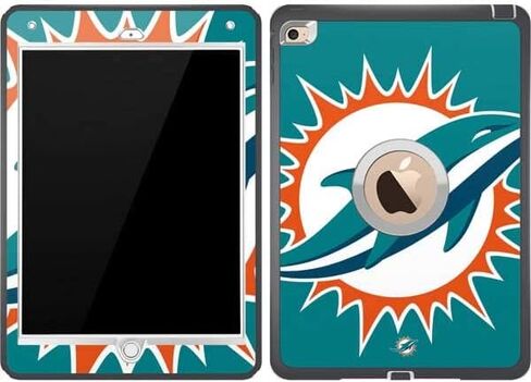 Skinit Decal Skin Compatible with OtterBox Defender iPad Air 2 - Officially Licensed NFL Miami Dolphins Large Logo Design in Saudi Arabia