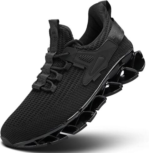Mens Walking Shoes Running Slip on Tennis Casual Fashion Blade Sneakers Comfort Workout Sport Athletic Trainers in Saudi Arabia
