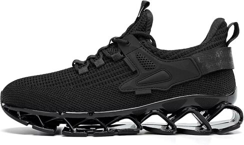 Mens Walking Shoes Running Slip on Tennis Casual Fashion Blade Sneakers Comfort Workout Sport Athletic Trainers in Saudi Arabia