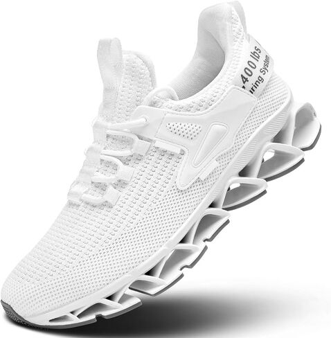 Mens Walking Shoes Running Slip on Tennis Casual Fashion Blade Sneakers Comfort Workout Sport Athletic Trainers in Saudi Arabia