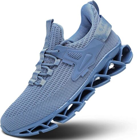 Mens Walking Shoes Running Slip on Tennis Casual Fashion Blade Sneakers Comfort Workout Sport Athletic Trainers in Saudi Arabia