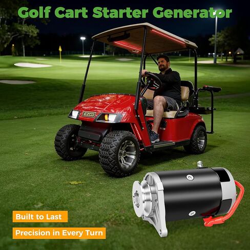 10L0L Golf Cart Starter Generator Fits for EZGO TXT Medalist MG2 GXI875 GXT Replaces OEM 114014010 GSB107-10B GSB107-10C GSB107-10B 25533-G01 26993-G01 27065-G01 15423N in Kuwait