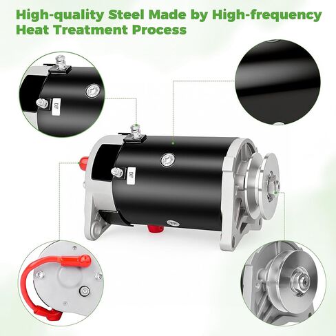 10L0L Golf Cart Starter Generator Fits for EZGO TXT Medalist MG2 GXI875 GXT Replaces OEM 114014010 GSB107-10B GSB107-10C GSB107-10B 25533-G01 26993-G01 27065-G01 15423N in Kuwait