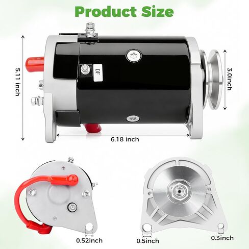 10L0L Golf Cart Starter Generator Fits for EZGO TXT Medalist MG2 GXI875 GXT Replaces OEM 114014010 GSB107-10B GSB107-10C GSB107-10B 25533-G01 26993-G01 27065-G01 15423N in Kuwait