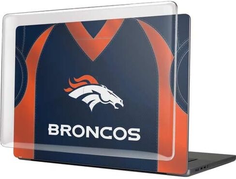 Skinit Case + Skin Compatible with MacBook Pro 16in (2021) - Officially Licensed NFL Denver Broncos Team Jersey Design in Saudi Arabia
