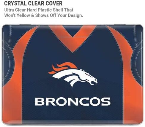 Skinit Case + Skin Compatible with MacBook Pro 16in (2021) - Officially Licensed NFL Denver Broncos Team Jersey Design in Saudi Arabia