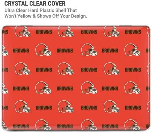 Skinit Case + Skin Compatible with MacBook Pro 14in (2021) - Officially Licensed NFL Cleveland Browns Blitz Series Design in Saudi Arabia