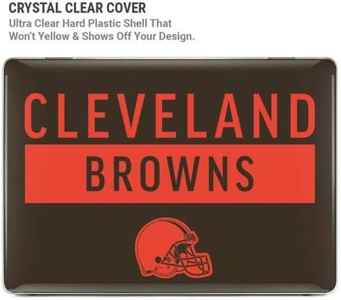 Skinit Case + Skin Compatible with MacBook Pro 14in (2021) - Officially Licensed NFL Cleveland Browns Brown Performance Series Design in Saudi Arabia