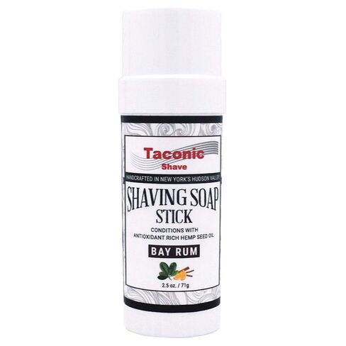 Taconic Shave Bay Rum Shaving Soap Stick with Antioxident Rich Oils for a Smooth Shave in Saudi Arabia
