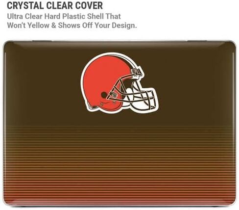 حافظة Skinit + غلاف متوافق مع جهاز MacBook Pro 14in (2021) - تصميم منفصل مرخص رسميًا من NFL Cleveland Browns in Saudi Arabia