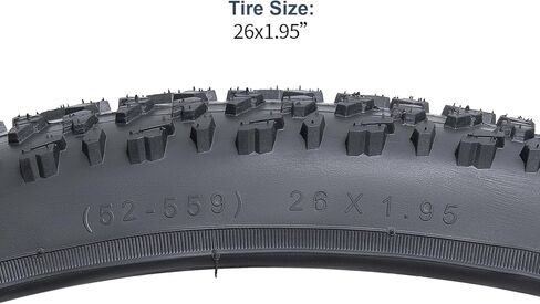 2-PCS 26" Folding Replacement Bike Tires 26x1.95/52-559 Mountain, MTB, Off-Road Bicycle Tires (Y-1582) in Saudi Arabia