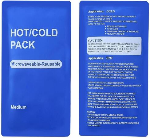 Cold Therapy Pack Physical Ice Therapy for Shoulder Waist Abdomen and Knee Reusable Freezer Pack Waterproof Nylon Composite Fabric Easy to Clean for Home Care in Saudi Arabia