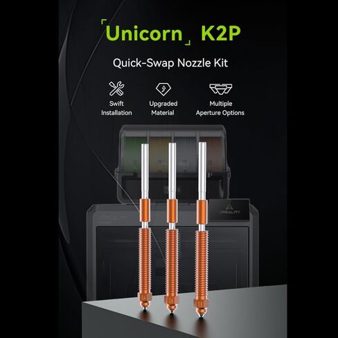 فوهات K2 Plus لفوهة Creality hi .4 لفوهة Creality K2 Plus 0.6 لفوهة Creality K2 Plus لفوهة Creality K2 0.2، لأجزاء Creality HI لفوهة K2 Plus 0.4، 0.2/0.4/0.6 مم in Kuwait