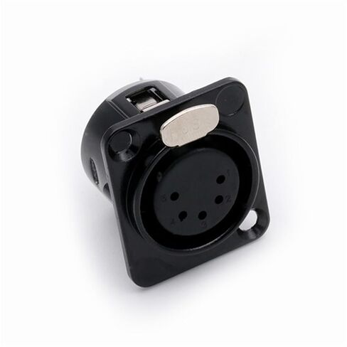 10Pcs/lot 5Pin XLR Panel Mount XLR Male Plug/Female Jack Socket Microphone MIC Cable Terminal XLR Chassis Wire Connector(C1035x10) in Kuwait
