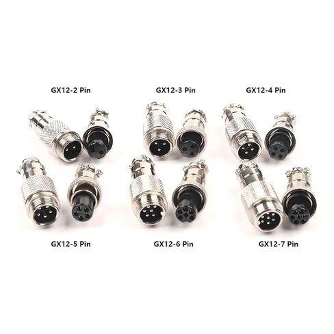 1PCS GX12 2-7Pin Male and Female Circular 12mm Connector(GX12-6D) in Saudi Arabia