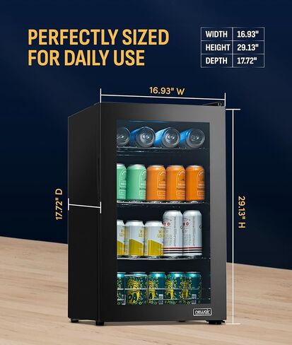 NewAir AB-1000 100 Can Freestanding Beverage Fridge in Stainless Steel, Silver in Saudi Arabia