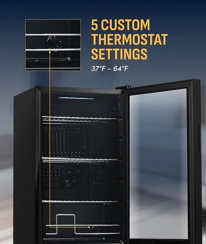 NewAir AB-1000 100 Can Freestanding Beverage Fridge in Stainless Steel, Silver in Saudi Arabia
