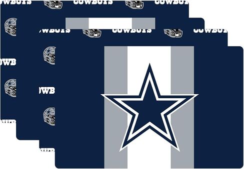 شعار NFL الكبير المتكرر على الوجهين ومجموعة مفارش الطاولة in Kuwait