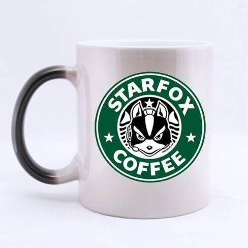 Funny Designed STAR FOX COFFEE Heat Color Changing Mug Magic Coffee Mug Ceramic/11 Oz Morphing Mug - Best Gift For Birthday,Christmas And New Year in Saudi Arabia
