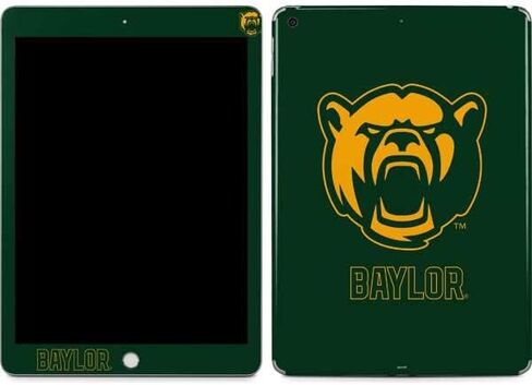 غلاف جهاز لوحي من Skinit متوافق مع iPad 9.7in (2018) - تصميم تميمة College Baylor مرخص رسميًا in Saudi Arabia