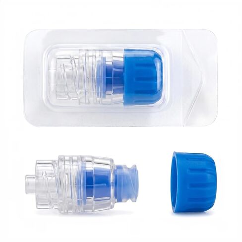100Pack Luer Lock Needleless Connector, Multi-Purpose Extension Set Fittings, Sterile Individually Wrapped Individually Seal for Veterinary and Lab in Saudi Arabia