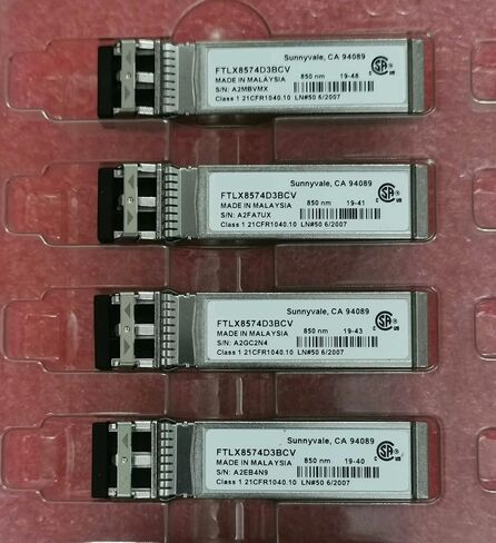 1Pcs FTLX8574D3BCV SFP+ 10G Transceiver 10GB 850NM SFP Fiber Optical Network Module 10G General Purpose Module in Saudi Arabia
