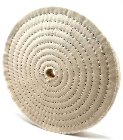 1 Pack 10" x 3/4" Arbor x 80 Ply Extra Thick Buffing Polishing Wheel - Fine Muslin Cotton | Designed for Bench Motor Grinder or Buffer with 3/4" Arbor | Professional Grade | Pack of 1 in Saudi Arabia