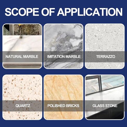 Marble Polishing Powder 2.2LB for Stone Restoration, Stone Polish Compound for Marble, Granite and Natural Stone, Removes Dullness, Water Spots and Light Scratches for Countertops Floors Tile in Saudi Arabia