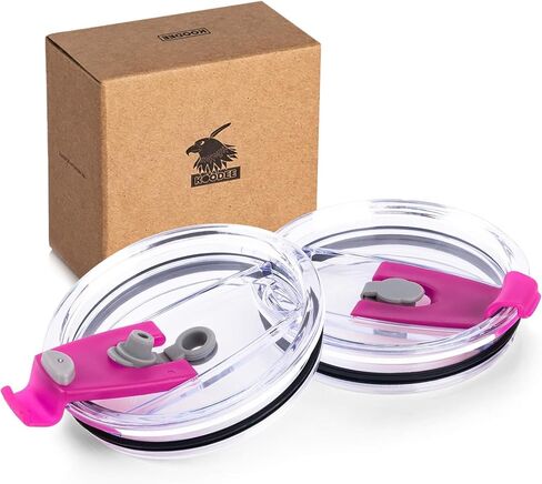 أغطية أكواب koodee سعة 20 أونصة، تناسب 20 أونصة من YETI Rambler وAtlin وJuro وSUNWILL وUmite Chef والمزيد، عبوتين من الأغطية المقاومة للانسكاب، وأغطية لأكواب سعة 20 أونصة، كوب (أسود) in Kuwait