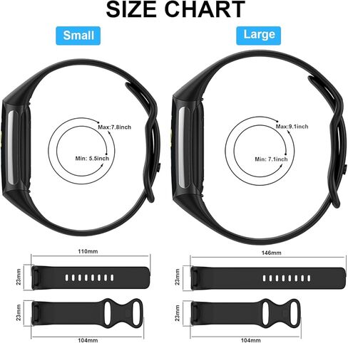 [3 عبوات] أحزمة رياضية متوافقة مع Fitbit Charge 5 Bands للنساء والرجال، حزام معصم من السيليكون الناعم القابل للتعديل لـ Fitbit Charge 5 (رمادي + وردي فاتح + أبيض، كبير (7.1-9.1 بوصة) in Kuwait