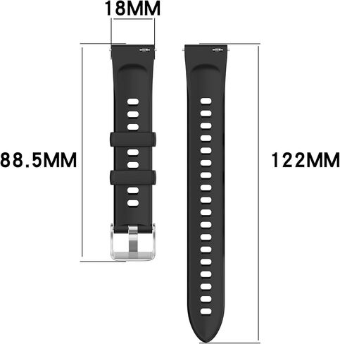 FitTurn 8 Pack Compatible with Huawei Watch GT 6 41mm Watch Bands for Women Men,Silicone Sport Replacement Strap for Huawei Watch GT 6 41mm in Saudi Arabia
