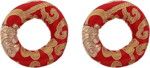 2pcs Music Bowl Mat Sound Bowl Cushion Singing Cushion Singing Silk Meditation Mat Parts Cotton Cover in Saudi Arabia