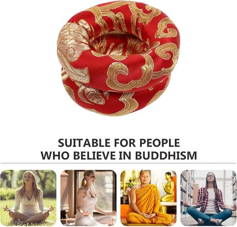 2pcs Music Bowl Mat Sound Bowl Cushion Singing Cushion Singing Silk Meditation Mat Parts Cotton Cover in Saudi Arabia