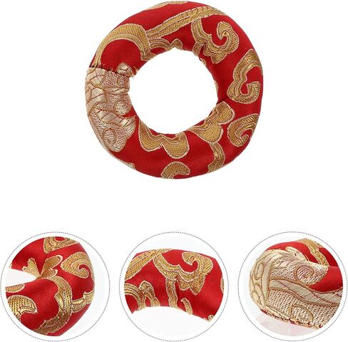 2pcs Music Bowl Mat Sound Bowl Cushion Singing Cushion Singing Silk Meditation Mat Parts Cotton Cover in Saudi Arabia